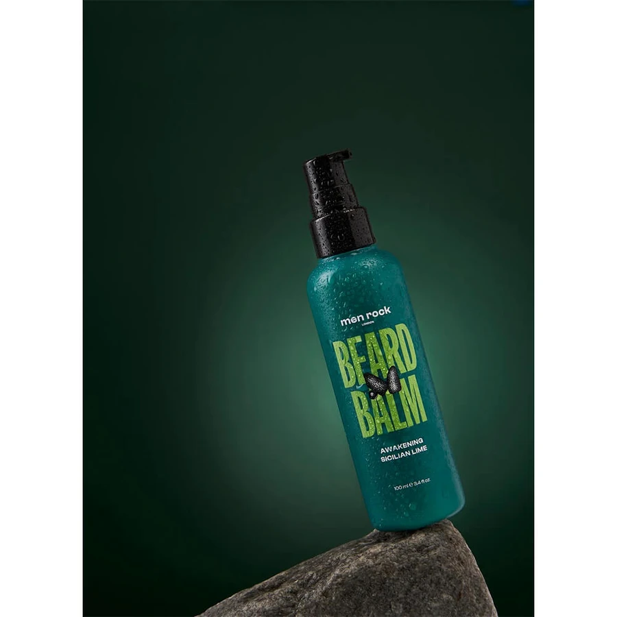 Men Rock Beardy Beloved Sicilian Lime set, champú 100 ml + loción, 100 ml