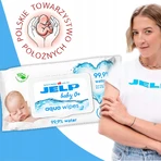 Jelp Baby 0+, wet wipes, 99.9% water, 64 pieces