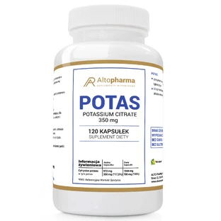 AltoPharma Potas 350 mg, 120 kapsułek