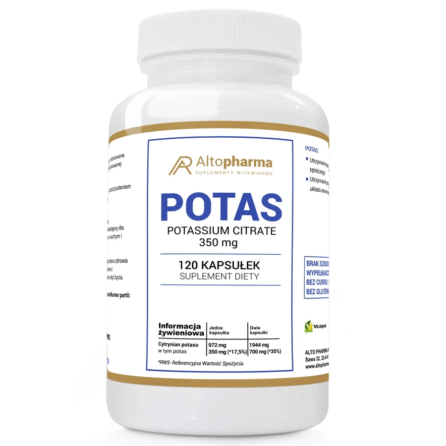 AltoPharma Kalium 350 mg, 120 Kapseln