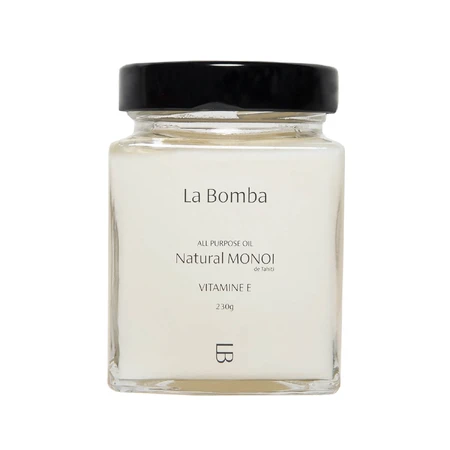 La Bomba Natural Monoi, body and hair oil, 230 g