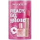 Nuxe Ready Go Glow kit, lip enhancement serum, 8 ml + dry oil, 10 ml + lip eraser