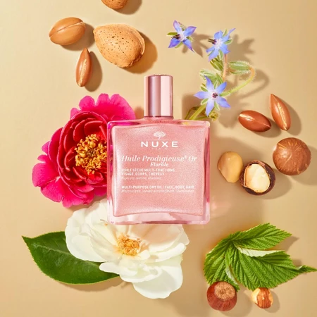 Nuxe Ready Go Glow kit, lipvergrotingsserum, 8ml + droge olie, 10ml + lipgum