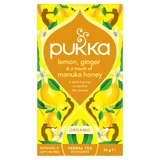 Pukka Lemon Ginger & Manuka Honey Organic, fruit and herbal tea, ginger and lemon, flavored, 2 g x 20 sachets