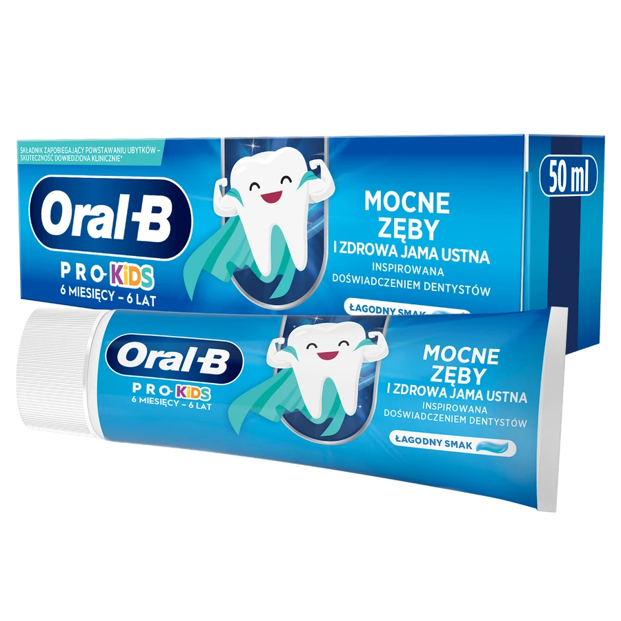 Oral-B Pro Kids, pasta de dientes para niños, 0-6 años, 50 ml