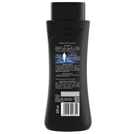 White Jeleń Men, 5-in-1 Waschgel, beruhigendes Panthenol, 300 ml
