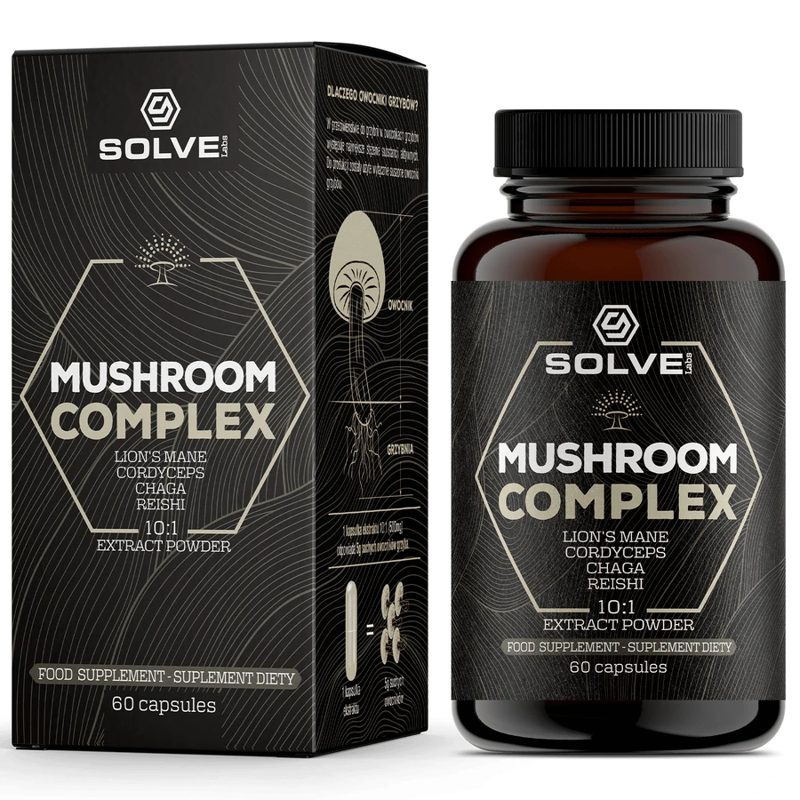 Solve Labs Mushroom Complex, 60 gélules