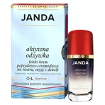 Janda, Actieve conditioner, lichte peptide-keramide crème voor gezicht, hals en decolleté, 50 ml