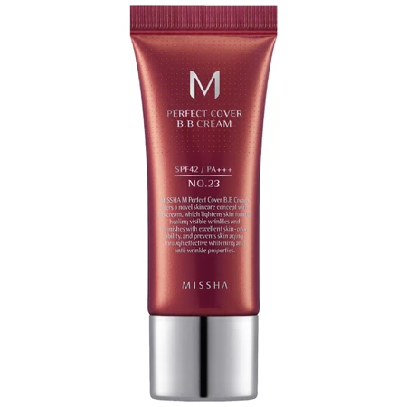Missha M Perfect Cover, BB Creme, SPF 42, Nr. 23 Natural Beige, 20 ml
