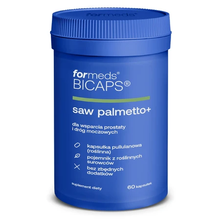Formeds Bicaps Saw Palmetto+, 60 cápsulas