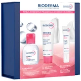 Bioderma XMASS Sensibio set, soothing face cream, 40 ml + eye cream, 15 ml + micellar water, 100 ml