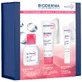 Bioderma XMASS Sensibio Set, beruhigende Gesichtscreme, 40 ml + Augencreme, 15 ml + Mizellenwasser, 100 ml