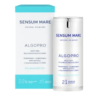 Sensum Mare Algopro, crema iluminadora y alisadora de ojos con 2,2% de neurocomplejo con PDRN, 15 ml