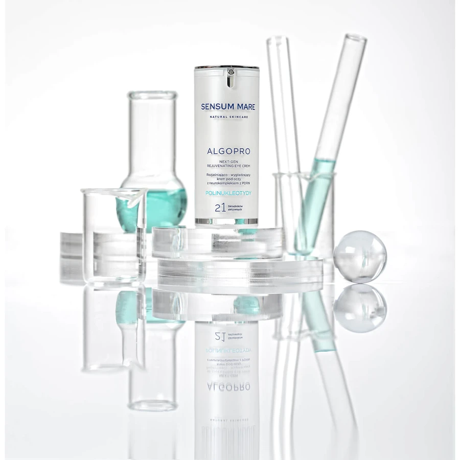 Sensum Mare Algopro, crema iluminadora y alisadora de ojos con 2,2% de neurocomplejo con PDRN, 15 ml