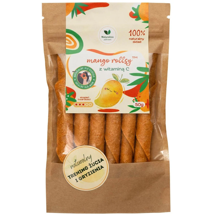 Rouleaux de mangue naturellement sains avec vitamine C, 50 g