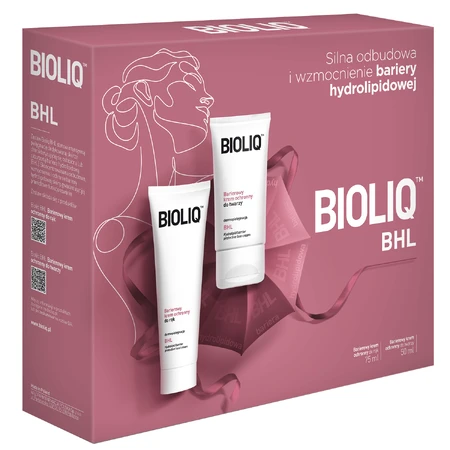 Bioliq BHL set, barrièrebeschermende crème voor gezicht, 50 ml + handcrème, 75 ml