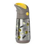 B.Box, thermal bottle with straw, baby bottle, Batman, from 12 months, 350 ml.