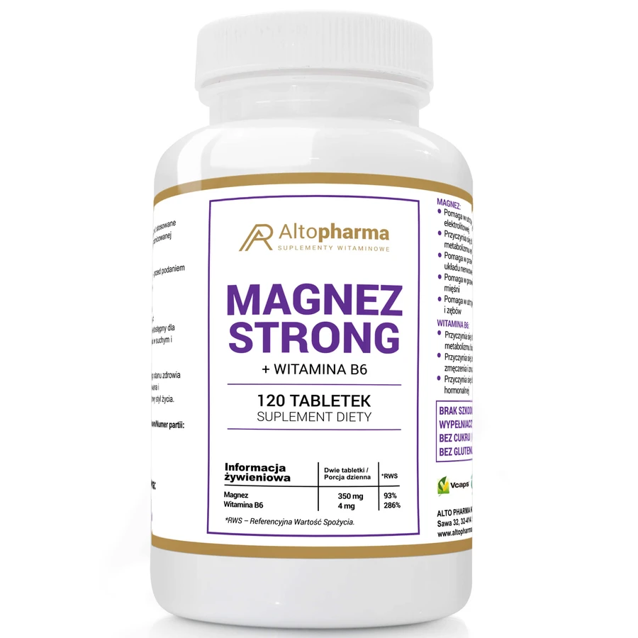 AltoPharma Magnesium Strong + Vitamin B6, 120 Tabletten