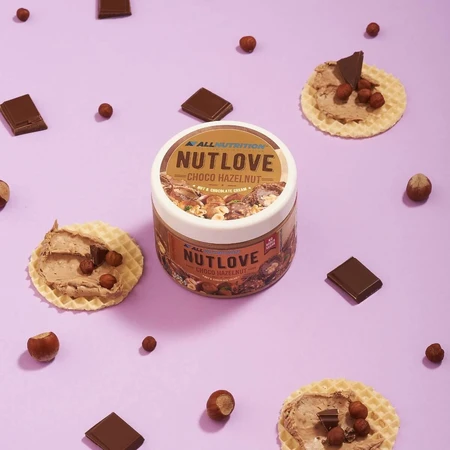 Allnutrition Nutlove Choco Noisette, crème de noix et chocolat, sans sucre ajouté, 500 g