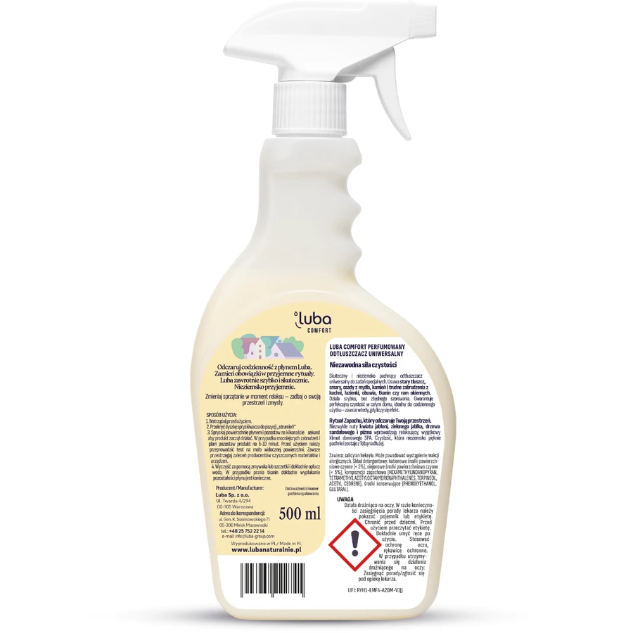 Luba Comfort, Universal-Entfetter, parfümiert, 500 ml