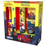 Mr White Spiderman, set de cepillado dental para niños, cepillo + pasta + vaso + base LED