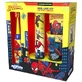 Mr White Spiderman, set de cepillado dental para niños, cepillo + pasta + vaso + base LED