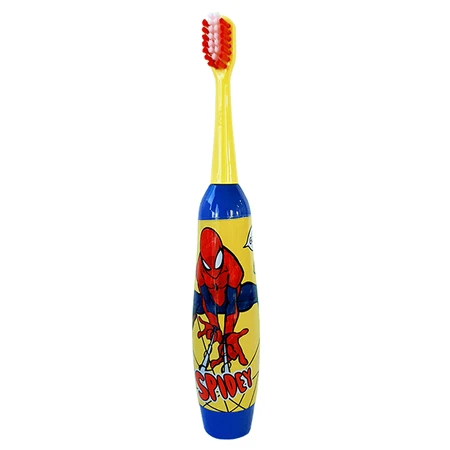 Mr White Spiderman, set de cepillado dental para niños, cepillo + pasta + vaso + base LED