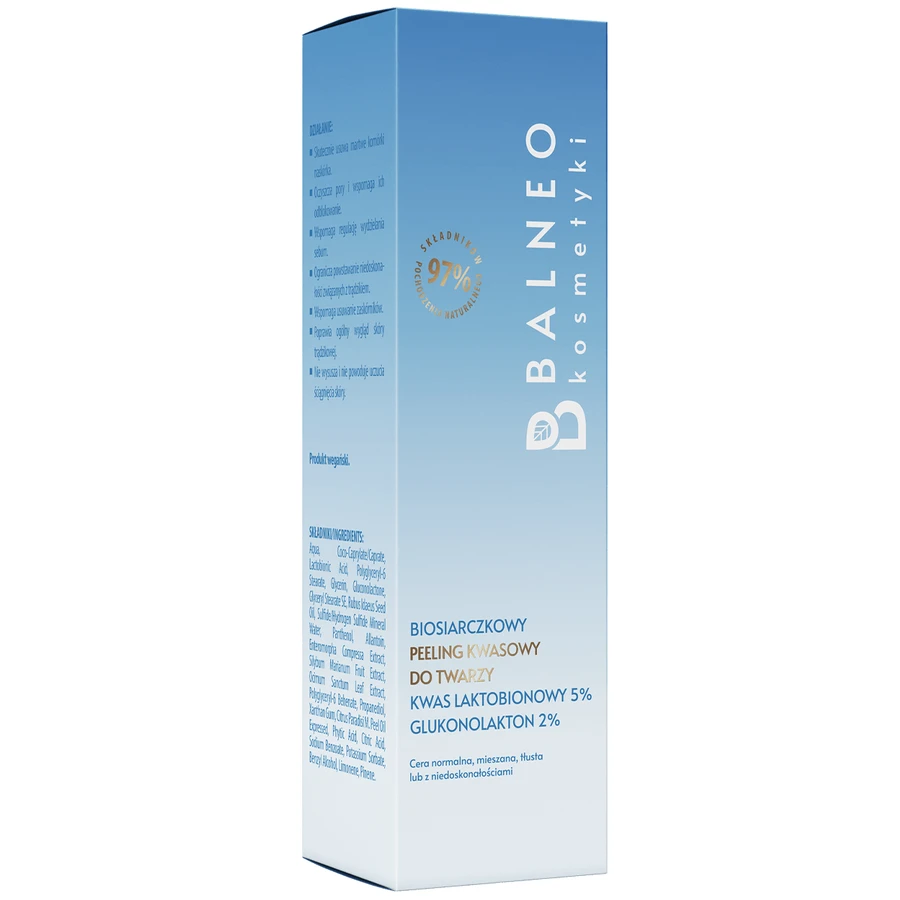 Balneocosmetics, biosulfide acid face scrub, 30 ml