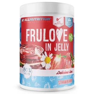 Allnutrition Frulove In Jelly Fresa, fresas en gel, sin azúcar añadido, 1 kg