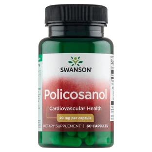 Swanson Polycosanol 20 mg, 60 capsules