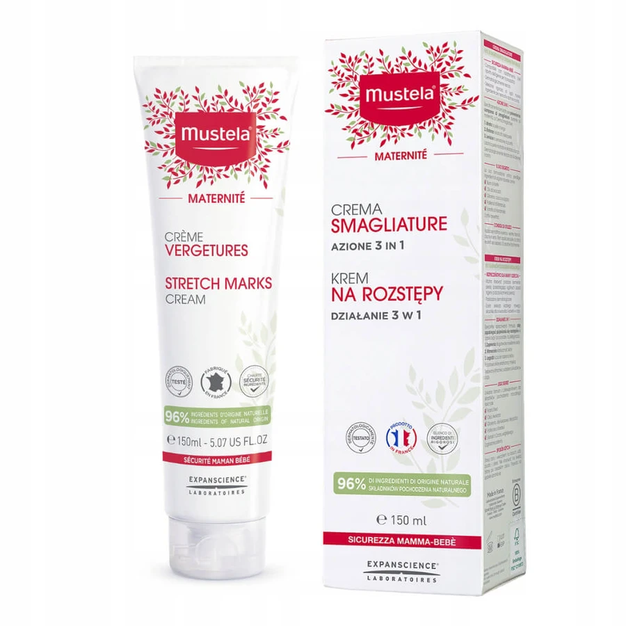 Mustela Maternite Target Zero Stretch Mark Kit, cream, 150 ml + oil, 105 ml