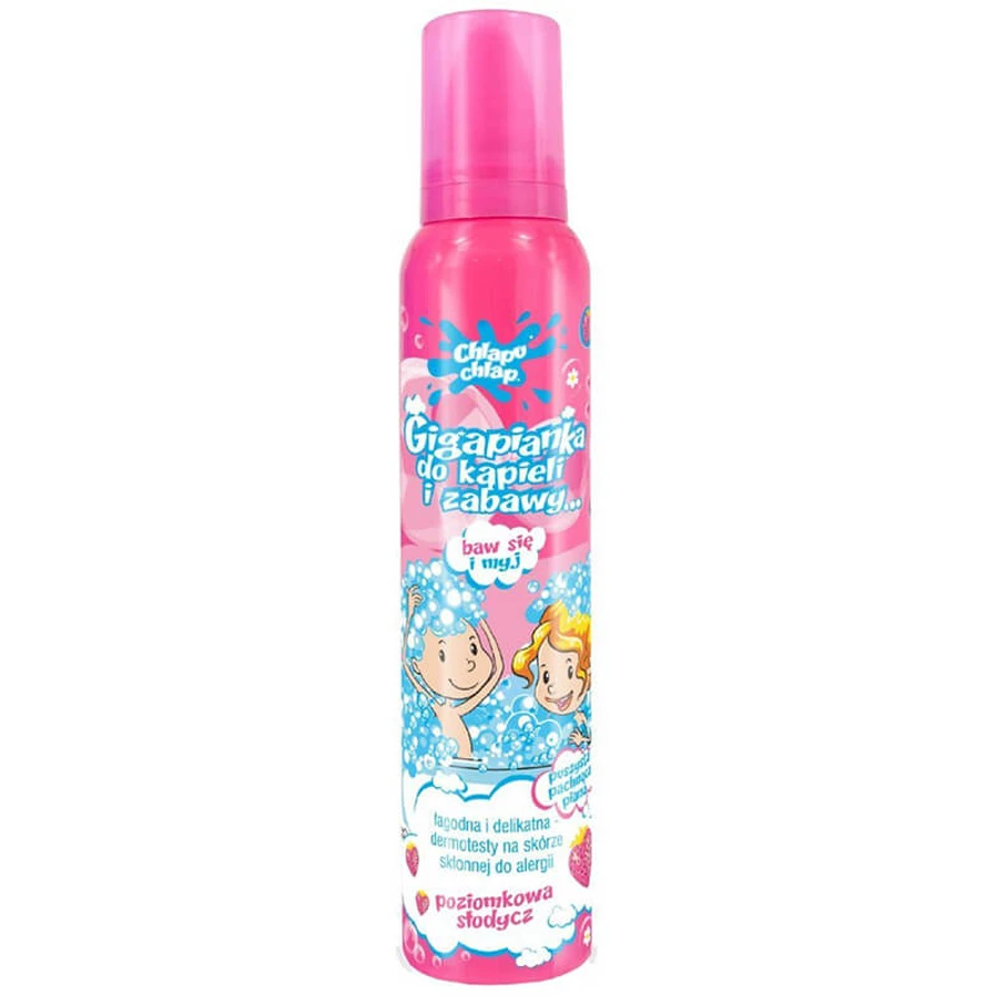 Splash splash, gigapian bain et jeux, douceur fraise, à partir de 3 ans, 200 ml
