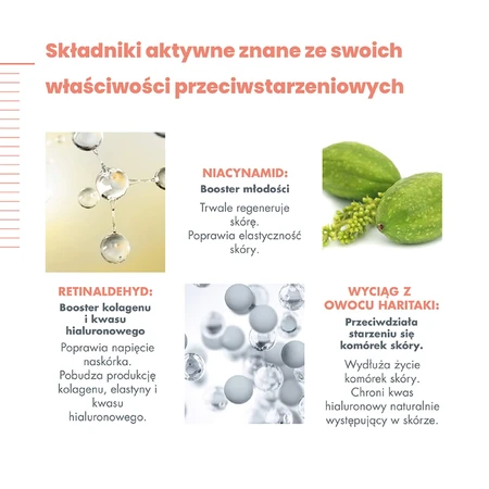 Zestaw Avene Hyaluron Activ B3 na noc, multi intensywny krem na noc, 40 ml + krem pod oczy o potrójnym działaniu korygującym, 15 ml: ceny i cechy