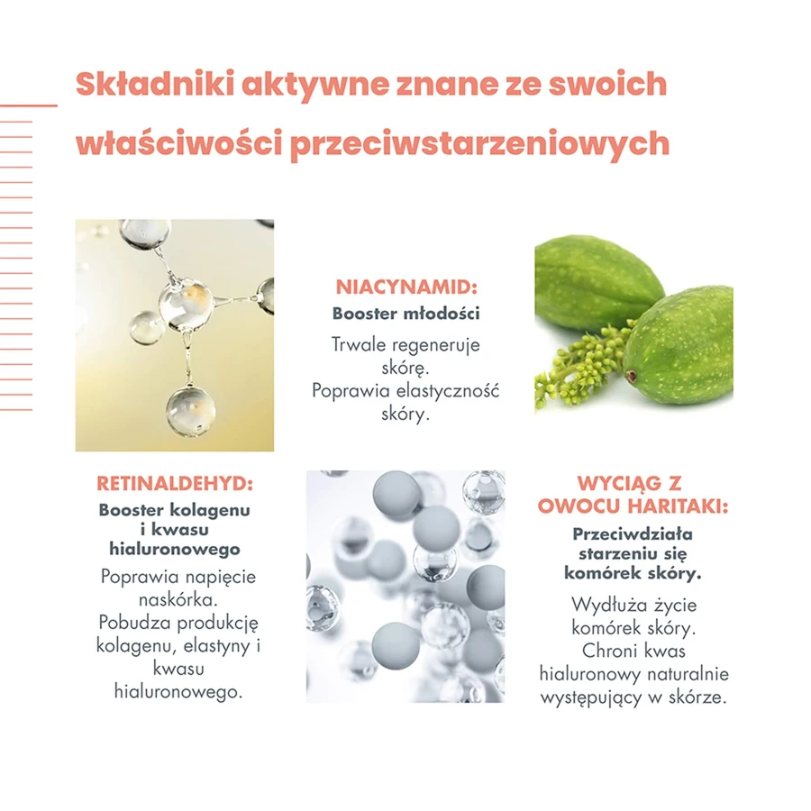 Zestaw Avene Hyaluron Activ B3 na noc, multi intensywny krem na noc, 40 ml + krem pod oczy o potrójnym działaniu korygującym, 15 ml: ceny i cechy