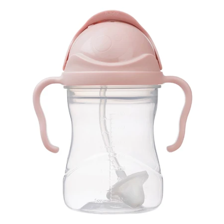 B.Box, biberón con pajita, Blush, a partir de 6 meses, 240 ml