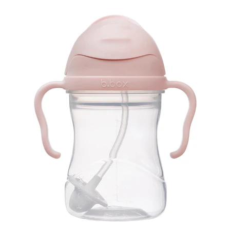 B.Box, biberón con pajita, Blush, a partir de 6 meses, 240 ml
