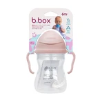 B.Box, biberón con pajita, Blush, a partir de 6 meses, 240 ml