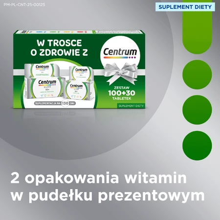 Centrum Silver 50+ set, 100 + 30 tabletten