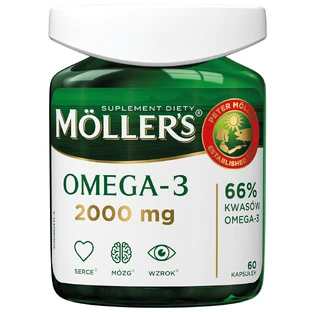 Moller's Omega-3 2000 mg, 60 gélules