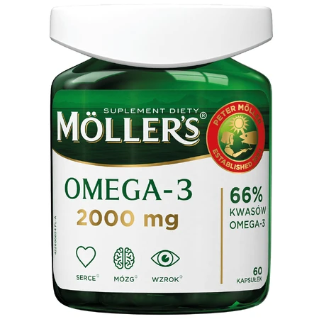 Moller's Omega-3 2000 mg, 60 gélules