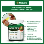Moller's Omega-3 2000 mg, 60 gélules