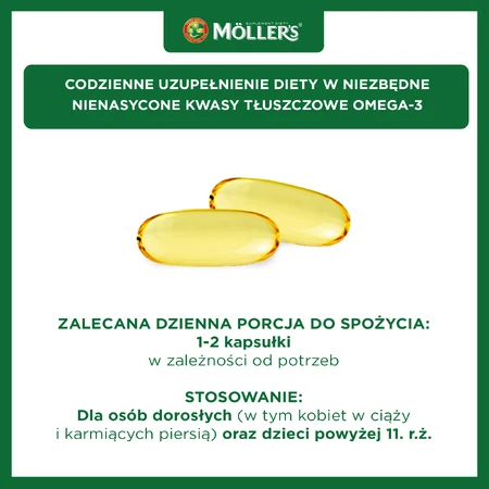 Moller's Omega-3 2000 mg, 60 gélules