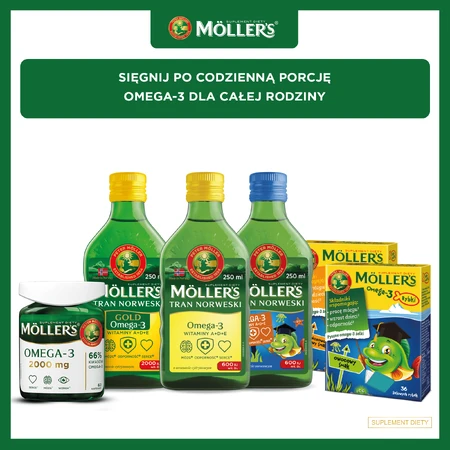 Moller's Omega-3 2000 mg, 60 gélules