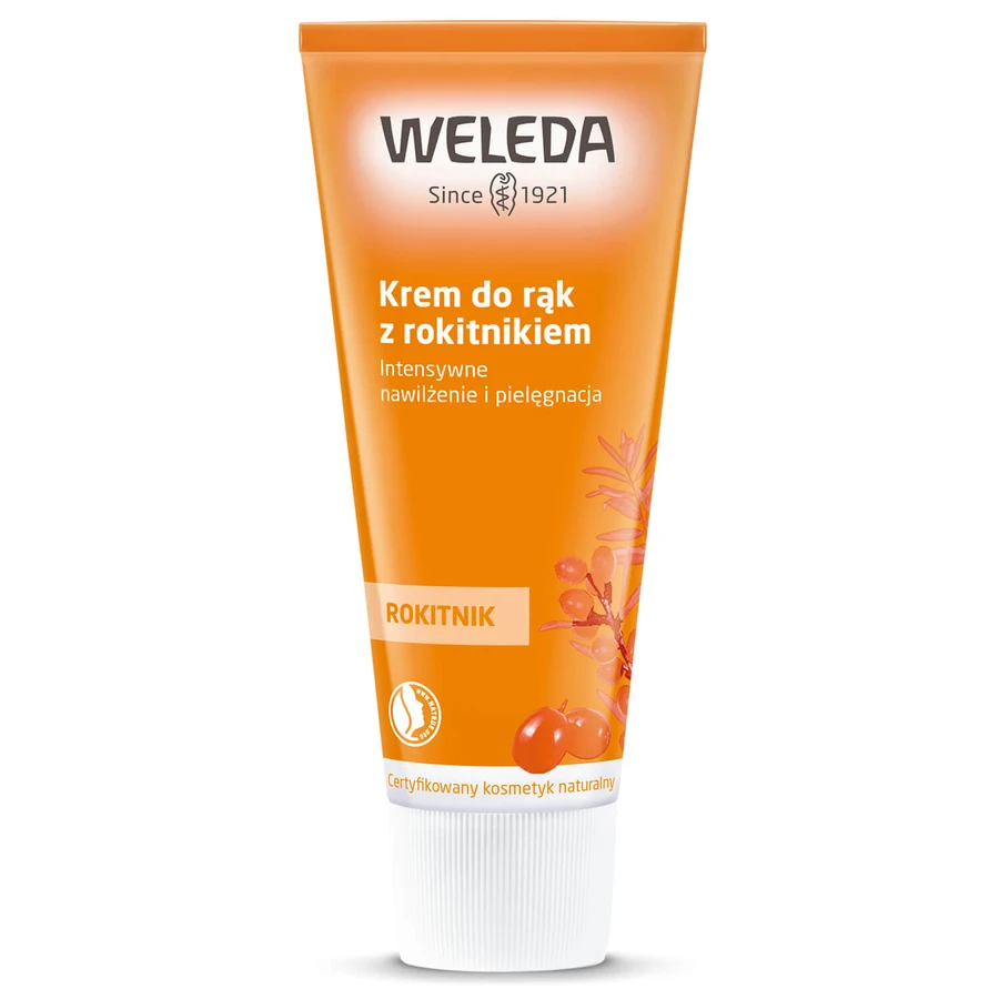 Weleda Handpflege, Handcreme mit Sanddorn, 50 ml