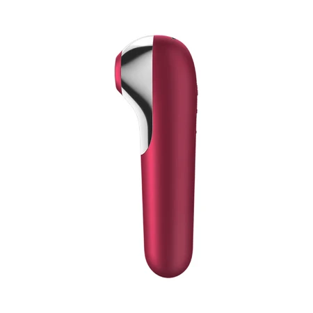 Satisfyer Dual Love Connect App, contactloze clitorisstimulator, rood