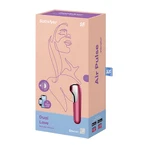 Satisfyer Dual Love Connect App, contactloze clitorisstimulator, rood