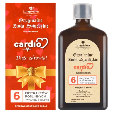 Langsteiner Original Schwedenkräuter Cardio, 500 ml