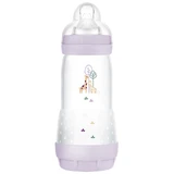 MAM Perfect Start Anti-Colic, anti-colic fles, met siliconen speen, Planet Love, meisje, vanaf 4 maanden, 320 ml