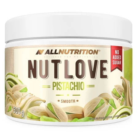 Allnutrition Nutlove Pistachio, Pistaziencreme, glatt, ohne Zuckerzusatz, 500 g