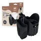 Sipo, universele beker- en telefoonhouder 2in1 voor kinderwagen, zwart, 1 st